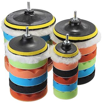Charm Auto Vintage Verwijdert Krassen Individuele Pad Kit 7 Stuks Polijsten Buffing
