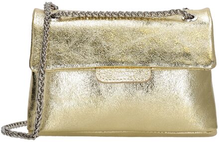 Charm London Anna Shoulderbag gold Damestas Goud - H 14 x B 21 x D 7