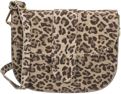 Charm London Anna Shoulderbag leopard damestas Multicolor - H 16 x B 21 x D 6 cm