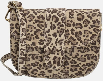 Charm London Anna Shoulderbag leopard damestas Multicolor - H 16 x B 21 x D 6 cm