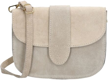 Charm London Anna Shoulderbag sand damestas Zand - H 16 x B 21 x D 6 cm