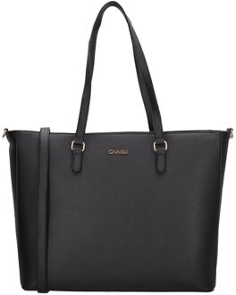 Charm London Birmingham II Shoulderbag 15.6" black damestas Zwart - H 31,5 x B 45,5 x D 13 cm