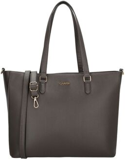 Charm London Birmingham Laptopbag 15.6" grey damestas Grijs - H 31.5 x B 45.5 x D 13 cm