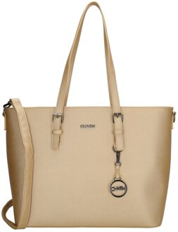 Charm London Birmingham Shopper 15,6" goud - H 32.5 x B 47 x D 14.5