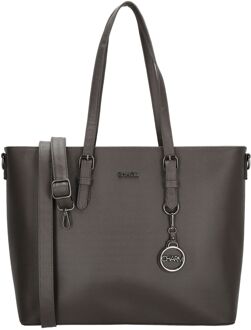 Charm London Birmingham Shopper grey Grijs - H 32.5 x B 47 x D 14.5 cm