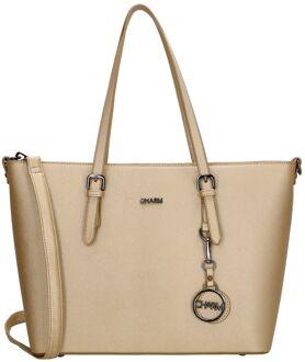 Charm London Birmingham Shopper lightgold schoudertas dames Goud - H 27 x B 41 x D 14 cm