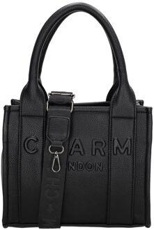 Charm London Bond Handbag black handtas dames Zwart - H 21 x B 26 x D 13 cm