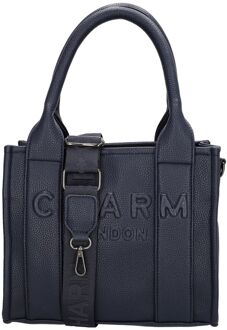 Charm London Bond Handbag blue handtas dames Blauw - H 21 x B 26 x D 13 cm