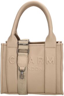 Charm London Bond Handbag sand handtas dames Zand - H 21 x B 26 x D 13 cm