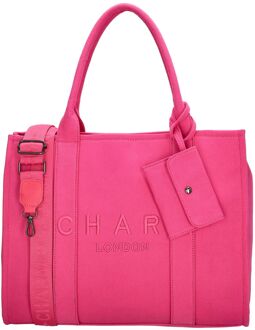 Charm London Bond Laptopbag pink damestas Roze - H 34 x B 42 x D 16 cm