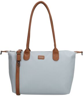 Charm London Buckingham Palace Handbag lightblue handtas dames Blauw - H 25 x B 42 x D 15 cm