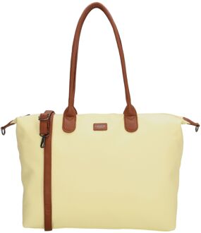 Charm London Buckingham Palace Laptopbag yellow Geel - H 33 x B 51 x D 14.50 cm