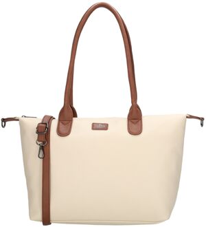 Charm London Buckingham Palace Shopper beige handtas dames - H 25 x B 42 x D 15 cm