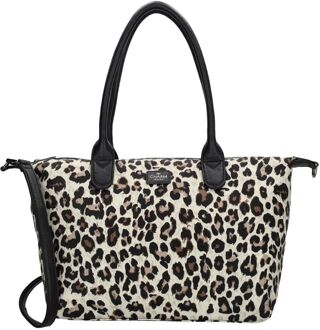 Charm London Buckingham Shopper beige handtas dames - H 25 x B 42 x D 15 cm