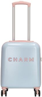 Charm London Capetown Underseater baby blue hardcase koffer pilotenkoffer Blauw