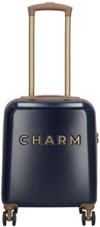 Charm London Capetown Underseater blue hardcase koffer pilotenkoffer Blauw