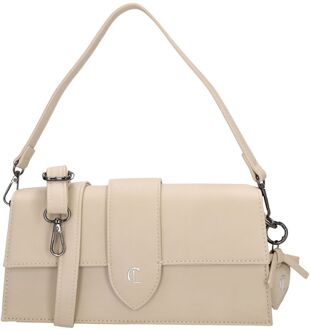 Charm London Castle Hill Crossbody beige damestas - H 13 x B 26 x D 7.50 cm