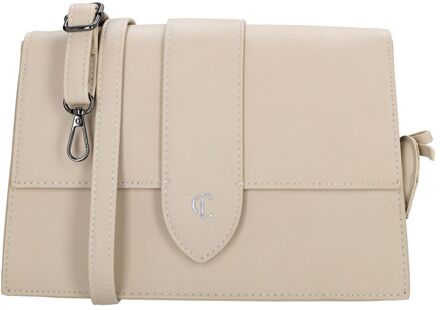 Charm London Castle Hill Crossbody beige damestas - H 18 x B 26 x D 8 cm