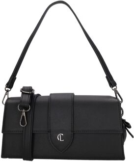 Charm London Castle Hill Crossbody black damestas Zwart - H 13 x B 26 x D 7.50 cm