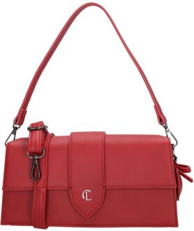 Charm London Castle Hill Crossbody red damestas Rood - H 13 x B 26 x D 7.50 cm