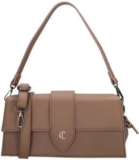 Charm London Castle Hill Crossbody taupe damestas - H 13 x B 26 x D 7.50 cm