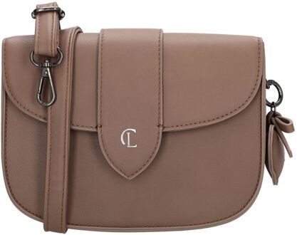 Charm London Castle Hill Crossbody taupe damestas - H 16 x B 21 x D 6 cm