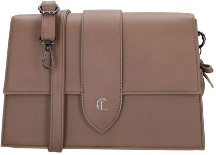 Charm London Castle Hill Crossbody taupe damestas - H 18 x B 26 x D 8 cm