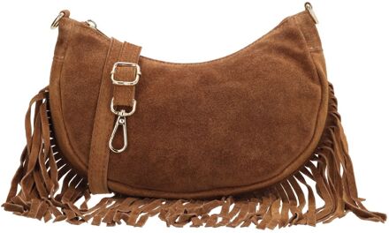 Charm London Elisa Shoulderbag cognac damestas - H 12 x B 22,50 x D 2,50 cm