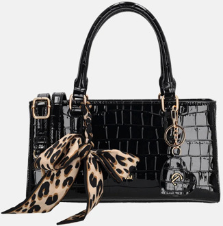 Charm London Knightsbridge Handbag black handtas dames Zwart - H 14 x B 26 x D 7,50 cm