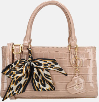 Charm London Knightsbridge Handbag oldrose handtas dames Roze - H 14 x B 26 x D 7,50 cm