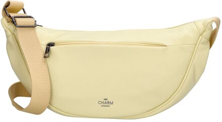 Charm London Lupin Shoulderbag geel damestas - H 19 x B 40 x D 12 cm