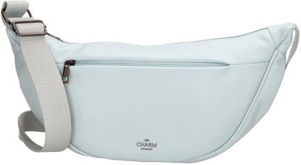 Charm London Lupin Shoulderbag lichtblauw damestas - H 19 x B 40 x D 12 cm