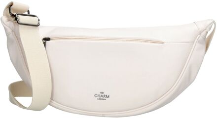 Charm London Lupin Shoulderbag wit damestas - H 19 x B 40 x D 12 cm