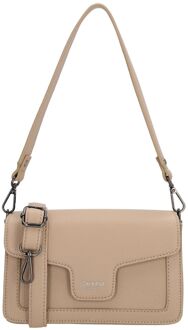 Charm London Monaco Handbag sand handtas dames Zand - H 13 x B 20,50 x D 8 cm
