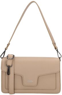 Charm London Monaco Handbag sand handtas dames Zand - H 16 x B 26 x D 7 cm