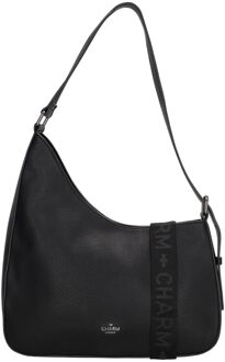 Charm London Montmartre Shoulderbag black Damestas Zwart - H 34 x B 31 x D 8