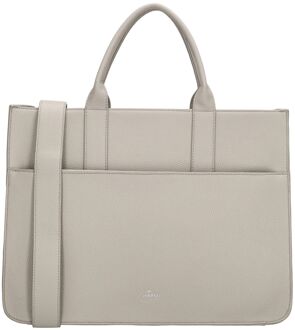 Charm London Princeton Laptopbag lightgrey handtas dames Grijs