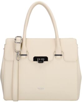 Charm London Soho Handbag crème handtas dames Beige - H 25 x B 30 x D 13 cm