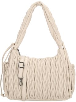 Charm London West End Shoulderbag beige schoudertas dames - H 24 x B 30 x D 12 cm