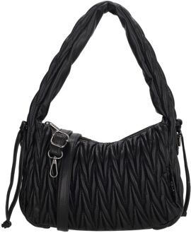 Charm London West End Shoulderbag black schoudertas dames Zwart - H 25 x B 23 x D 8 cm