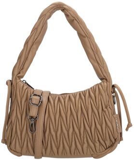 Charm London West End Shoulderbag mocca schoudertas dames Bruin - H 25 x B 23 x D 8 cm