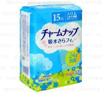 Charm Nap Absorbent Sarafi Liners 19cm 32 pcs