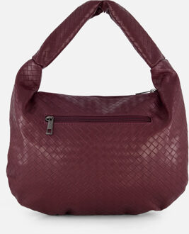 Charm Schoudertas rood Imitatieleer Bordeaux - 1