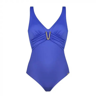 Charmline Swimsuit Blauw - 100F
