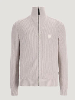 CHASIN' 31150006 e82  heren vest model oliver full zip chas Grijs