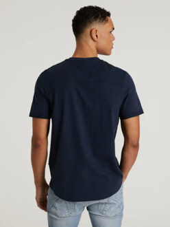 CHASIN' 52110011 e63 t-shirt model brody - chas - maat S Blauw