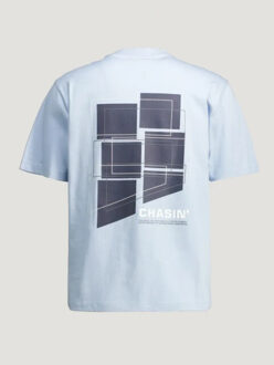 CHASIN' 52110063 e62 dexx t-shirt cha Lichtblauw