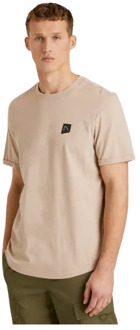 CHASIN' Brody T-shirt korte mouw Chasin’ , Beige , Heren - Xl,L,M,S
