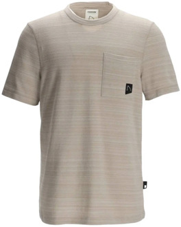 CHASIN' Chasin T-shirt korte mouw Chasin’ , Beige , Heren - Xl,L,M,S