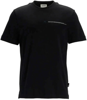 CHASIN' Korte mouw T-shirt met Courier Chasin’ , Black , Heren - Xl,L,M,S